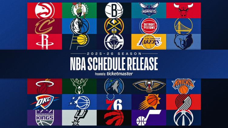 2025-26NBA新賽季季前賽時(shí)間表（10月8日楊瀚森對(duì)陣庫(kù)里）
