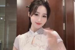 好看，愛看！穿上旗袍的果果，真顯身材呀！