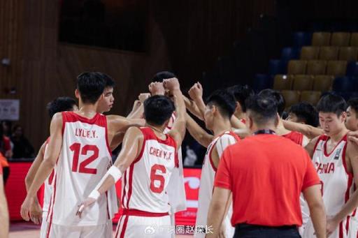中國(guó)U16男籃以97比81戰(zhàn)勝韓國(guó)隊(duì)晉級(jí)亞洲杯8強(qiáng)