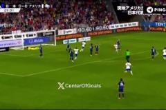 美國(guó)隊(duì)在主場(chǎng)凌空斬打爆日本后防，日本上的替補(bǔ)練兵啊